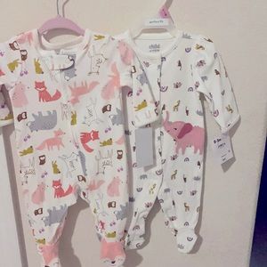 Animal print onesies